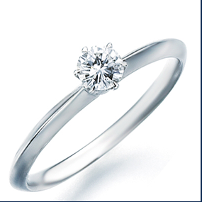 定番の婚約指輪